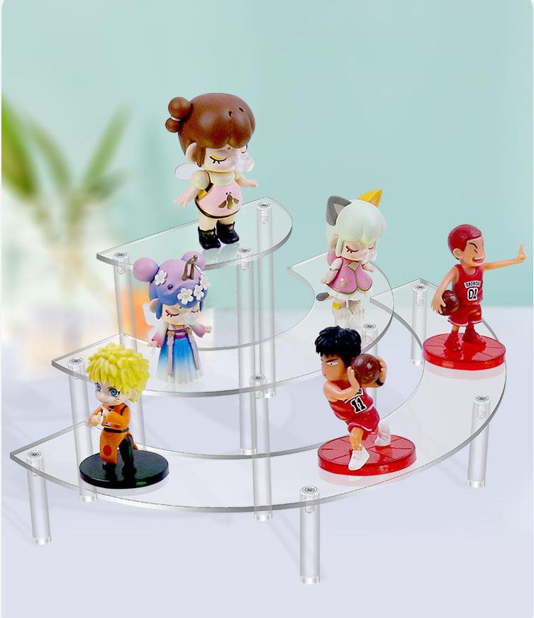 3 Tier Half Moon Cupcake Stand